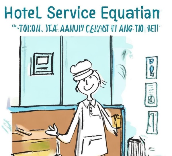 酒店服务礼仪简笔画图解